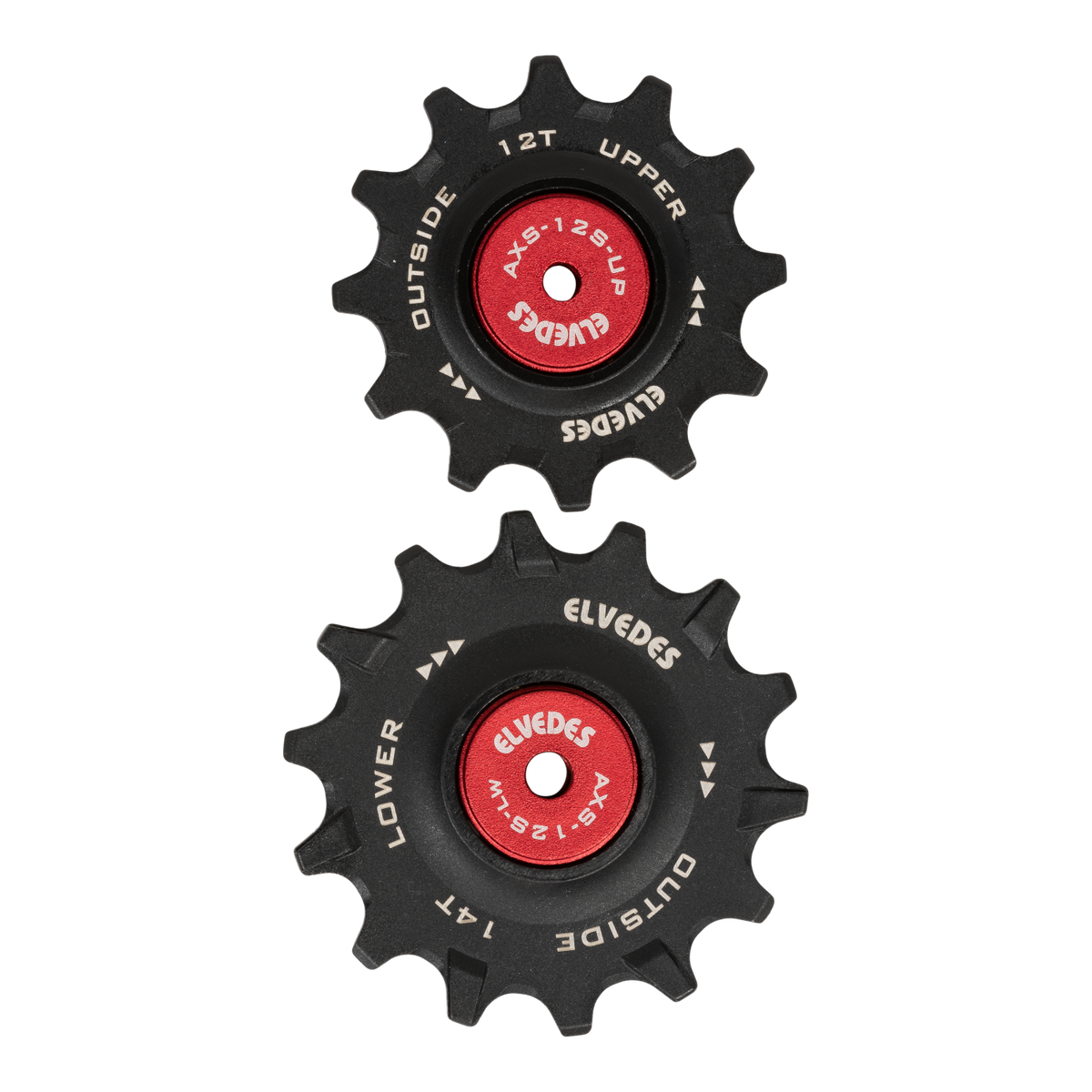 ELVEDES 12/14-tands Bagskifterskiver Sram Red/Force AXS 12V Keramiske Lejer NW