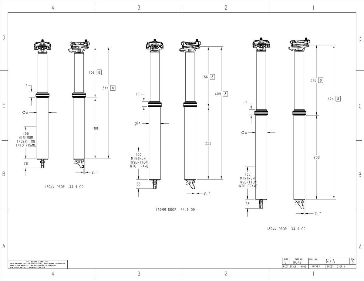 FOX TRANSFER FACTORY Telescopic Seatpost