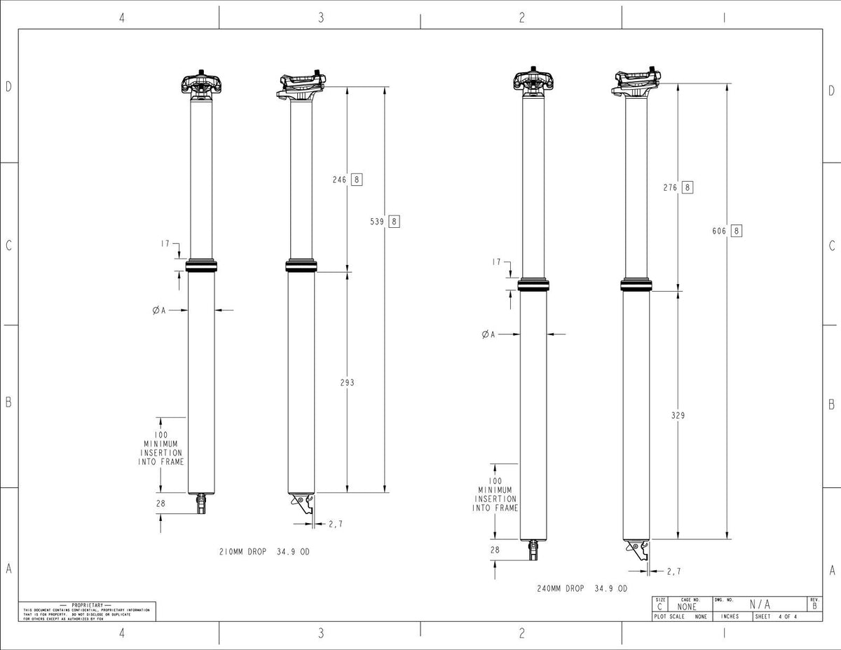 FOX TRANSFER FACTORY Telescopic Seatpost