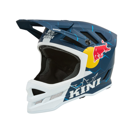 Kask MTB O'NEAL DHC KINI RED BULL 1.0 Biały/Niebieski