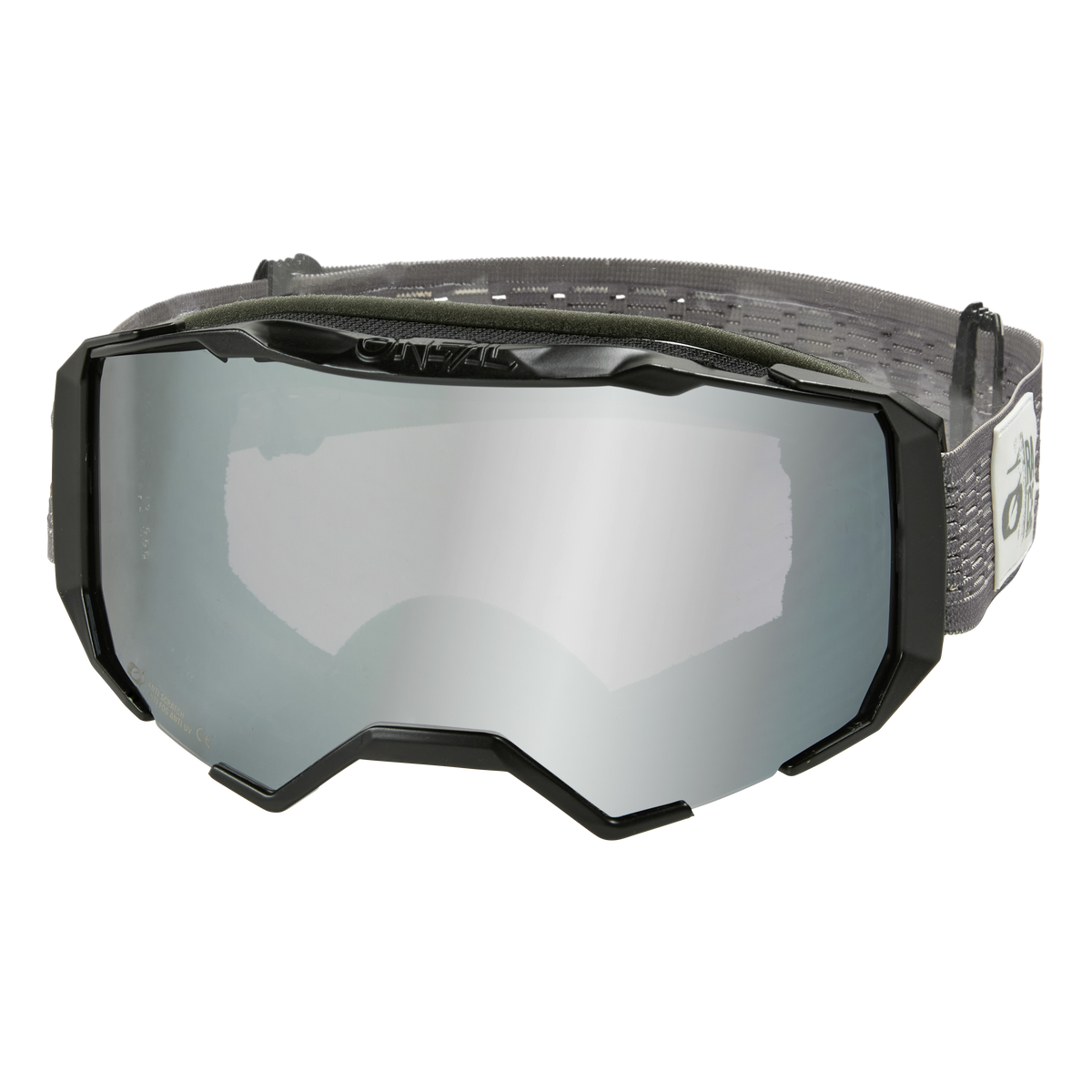 O'NEAL B-22 STATIC mask Grå Silver Mirror-lins