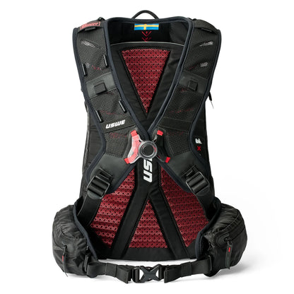 USWE ZIPPERED DAYPACK 25L Backpack Black