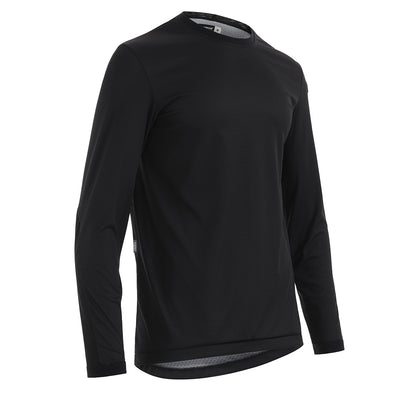 Tricou ASSOS TRAIL T3 Mânecă Lungă Negru