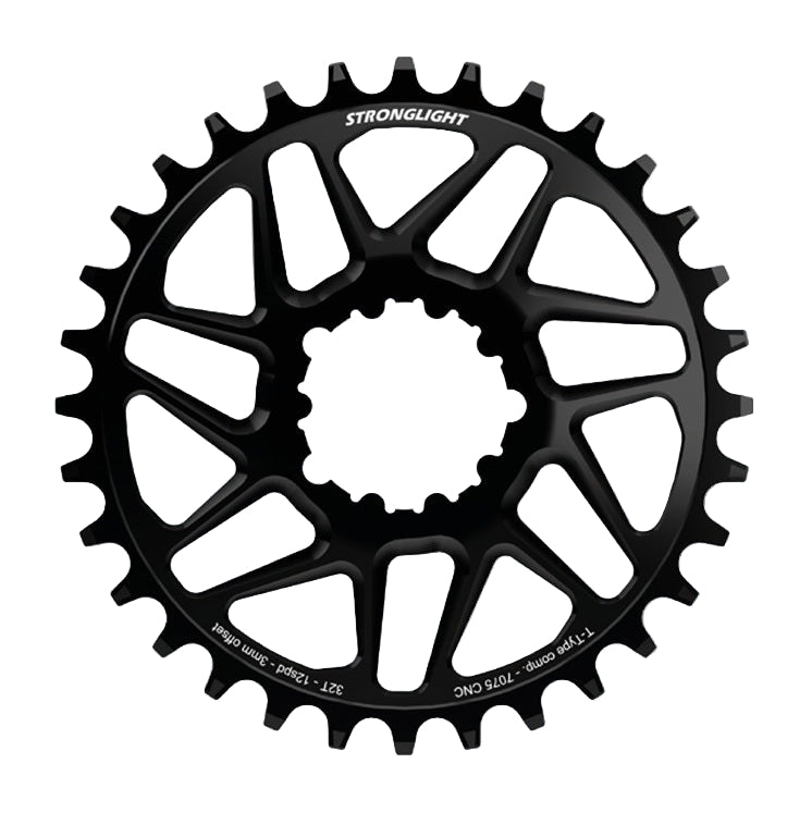 STRONGLIGHT SRAM EAGLE SX/NX/GX/X01 12V Direct Mount Single Chainring 3mm Boost Offset