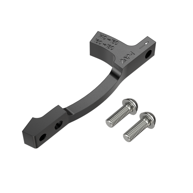 Front / Rear PM / PM SRAM P1 Caliper Adapter 160/180mm Rotors (+20mm) + Stainless Hardware