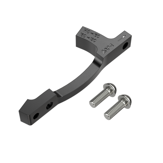 Front / Rear PM / PM SRAM P1 Caliper Adapter 160/180mm Rotors (+20mm) + Stainless Hardware