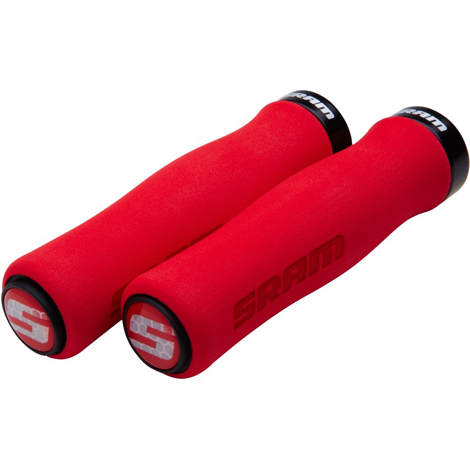 Greb SRAM FOAM CONTOUR Lock-On 129mm Rød