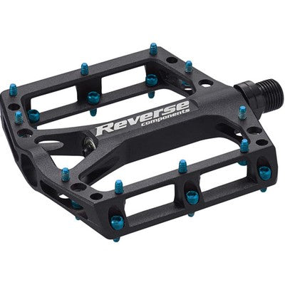 Flade Pedaler REVERSE COMPONENTS BLACK ONE Sort/Lyseblå