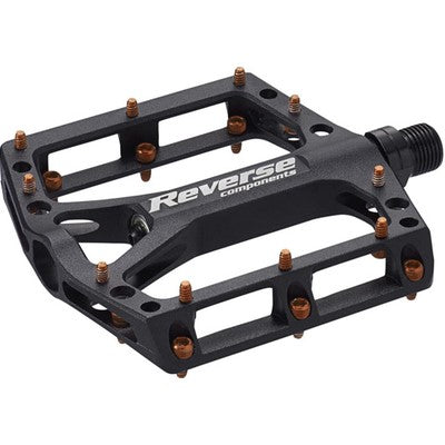 Flade Pedaler REVERSE COMPONENTS BLACK ONE Sort/Orange