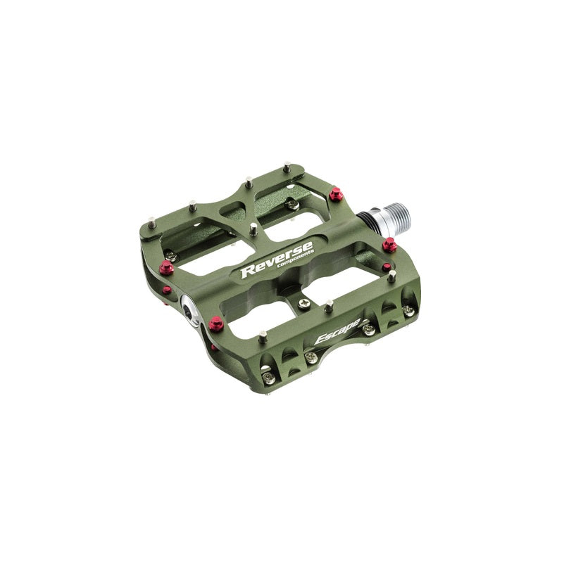 Platta pedaler REVERSE COMPONENTS ESCAPE Oliv