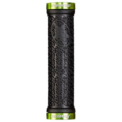 Grips REVERSE COMPONENTS STAMP Lock-On Ø 30mm Sort/Grøn