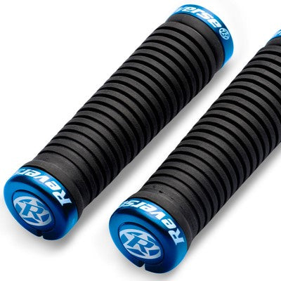 Grips REVERSE COMPONENTS TAPER Lock-On Ø 34-30mm Μαύρο/Μπλε