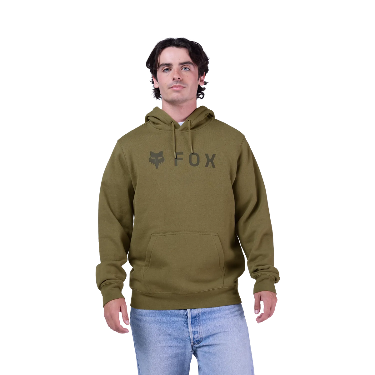 FOX ABSOLUTE FLEECE Olive Green Hoodie