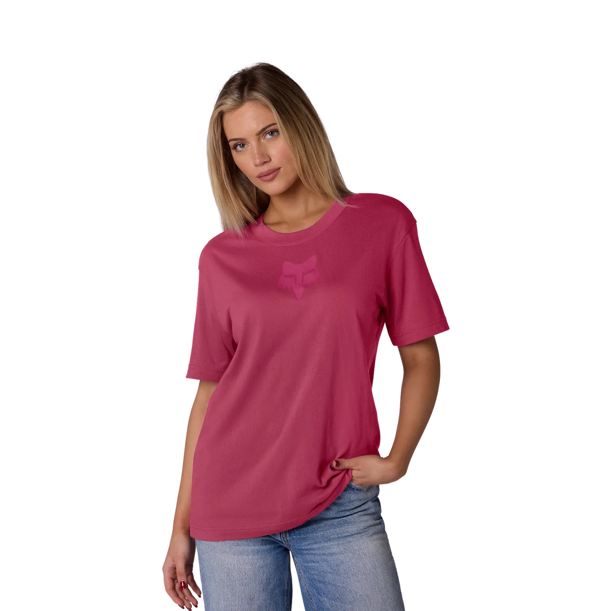 T-Shirt FOX HEAD Dam Kortärmad Rose Berry