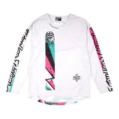 Dres TROY LEE DESIGNS SPRINT FULL PULL Junior Dolgi Rokavi Bela