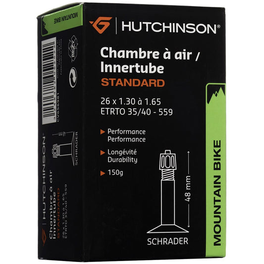 Cykelslang HUTCHINSON 26x1.30 - 1.65 SCHRADER 48mm