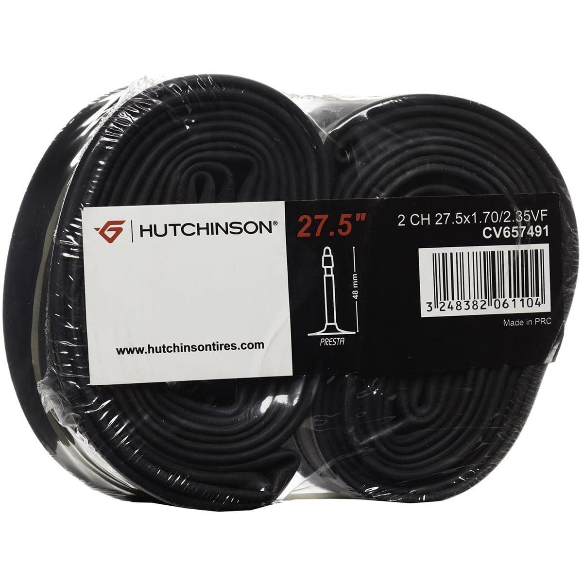 Αεροθάλαμος HUTCHINSON LOT DE 2 27,5x1.70 - 2.35 PRESTA 40mm