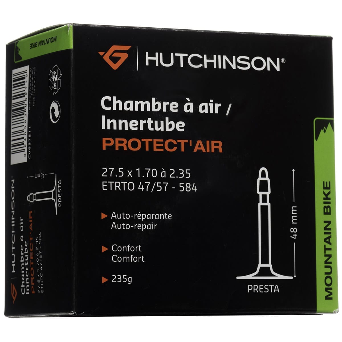 Duše HUTCHINSON PROTECT'AIR 27,5x 1.70 - 2.35 PRESTA 48mm