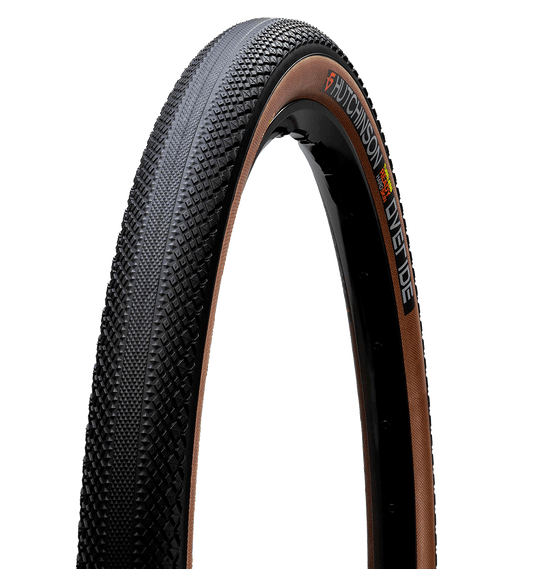 Plášť HUTCHINSON OVERIDE 700x40c Hardskin Tubeless Ready hnědý