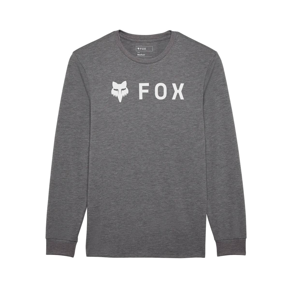 FOX ABSOLUTE TRUDRI Long Sleeve Technical T-Shirt Graphite Grey