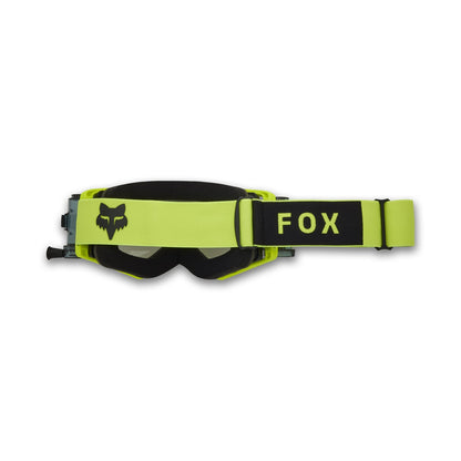 FOX AIRSPACE ENDURO ROLL OFF mask Kollane