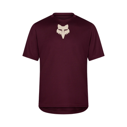 FOX RANGER FOX HEAD Short-Sleeve Jersey Burgundy