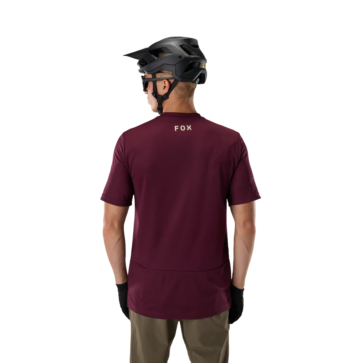 FOX RANGER FOX HEAD Short-Sleeve Jersey Burgundy