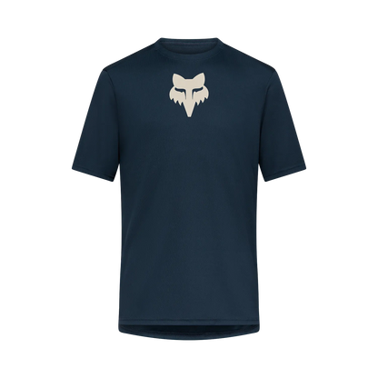 Maillot FOX RANGER HEAD Manches Courtes Galaxy Blue