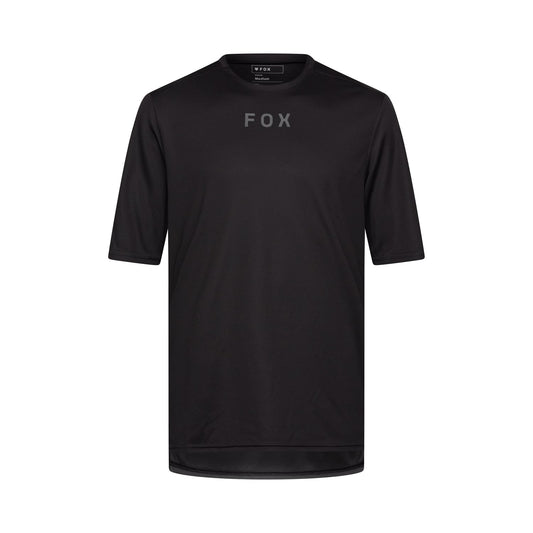 Dres FOX RANGER WORDMARK Krátký rukáv Černý