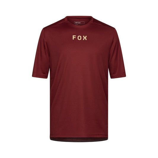 Dres FOX RANGER WORDMARK Krátký Rukáv Bordó