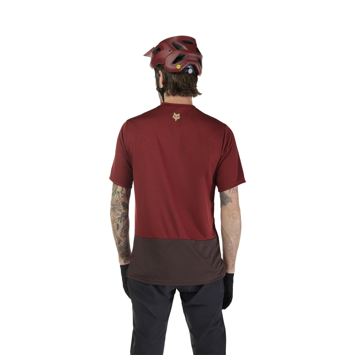 FOX RANGER WORDMARK Short Sleeve Jersey Burgundy