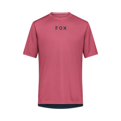 Dres FOX RANGER WORDMARK Kratke Rokave Berry