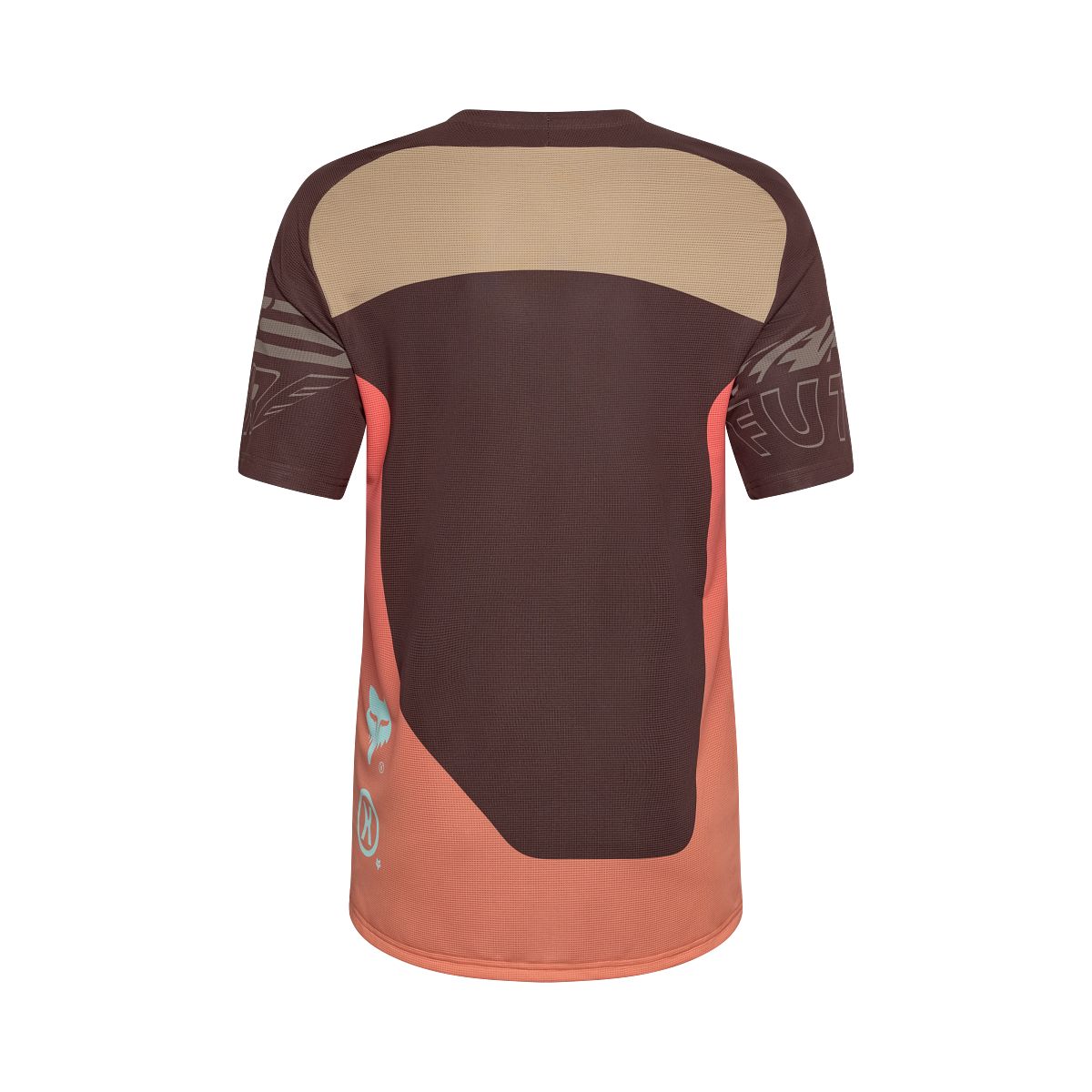 Trøje FOX FLEXAIR ELEVATED Korte Ærmer Brun/Orange