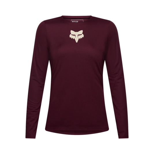 Dames FOX RANGER FOX HEAD-shirt met lange mouwen bordeauxrood