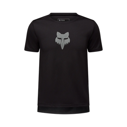 Maillot FOX RANGER HEAD Junior Manches Courtes Noir