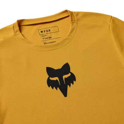Tricou FOX RANGER HEAD Junior cu mâneci scurte bronz