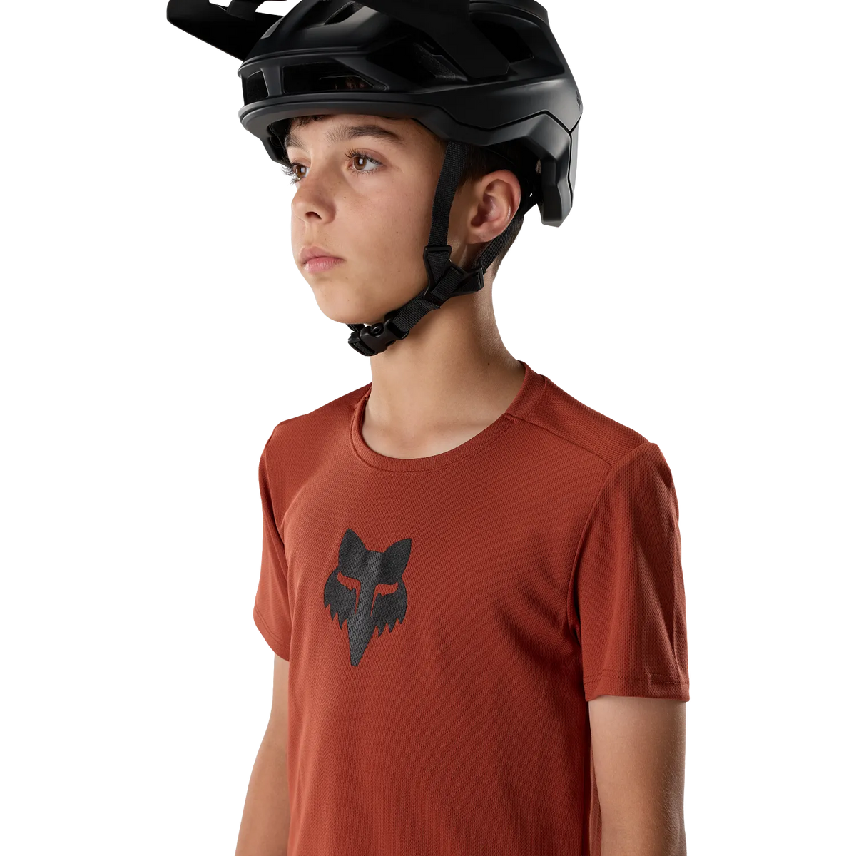 FOX RANGER HEAD Junior Short-Sleeve Jersey Acid Scarlet