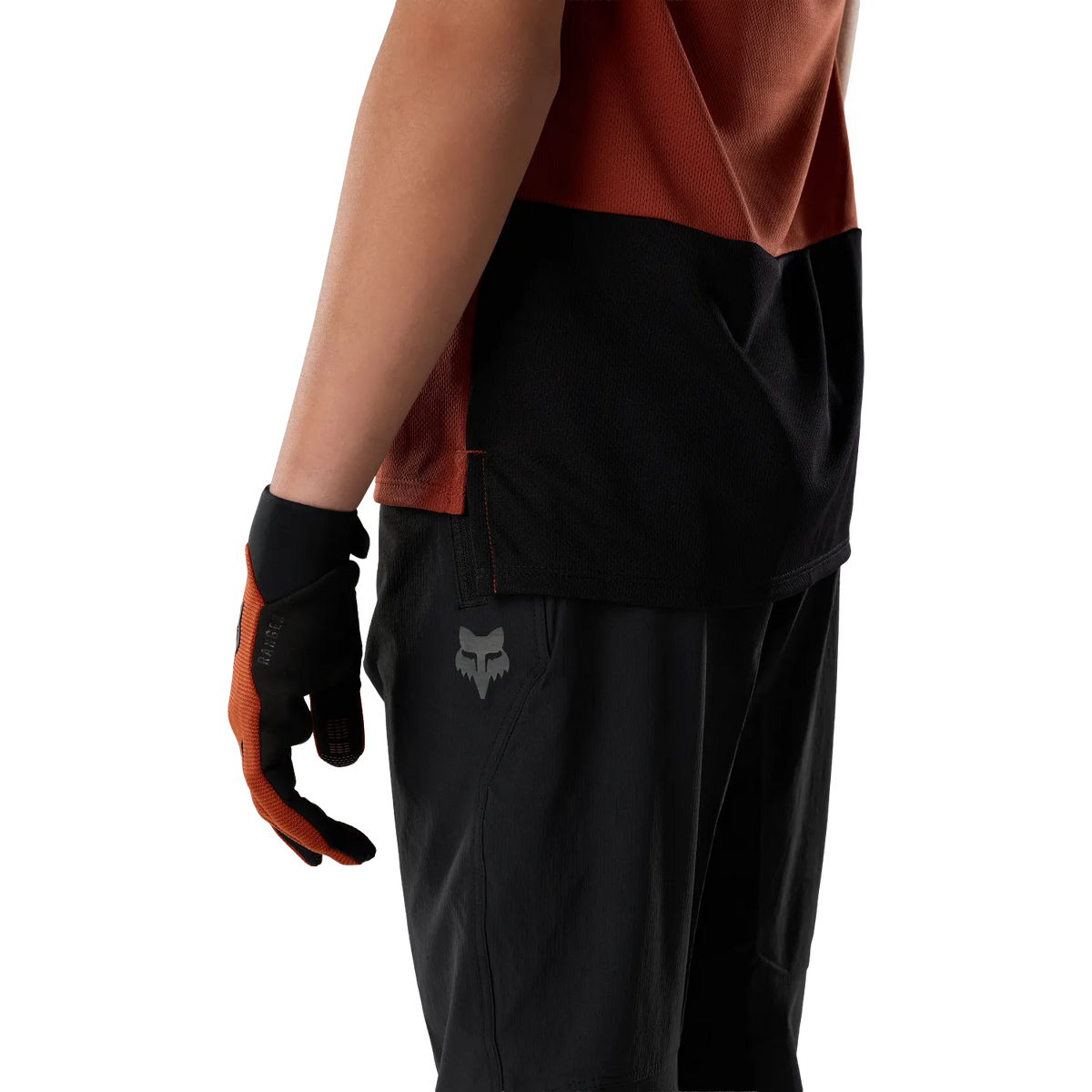 FOX RANGER HEAD Junior Short-Sleeve Jersey Acid Scarlet