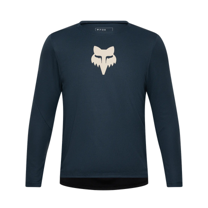 Tricou FOX RANGER FOX HEAD Junior Mânecă Lungă Albastru Galaxy
