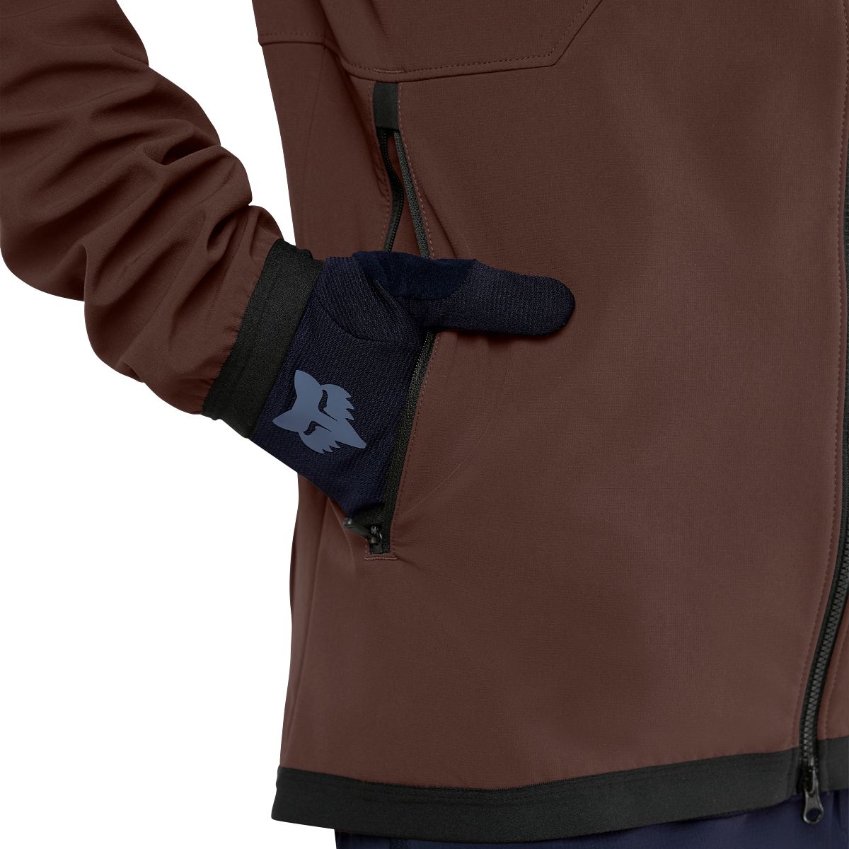 FOX RANGER FIRE HOODIE Jacket Brown