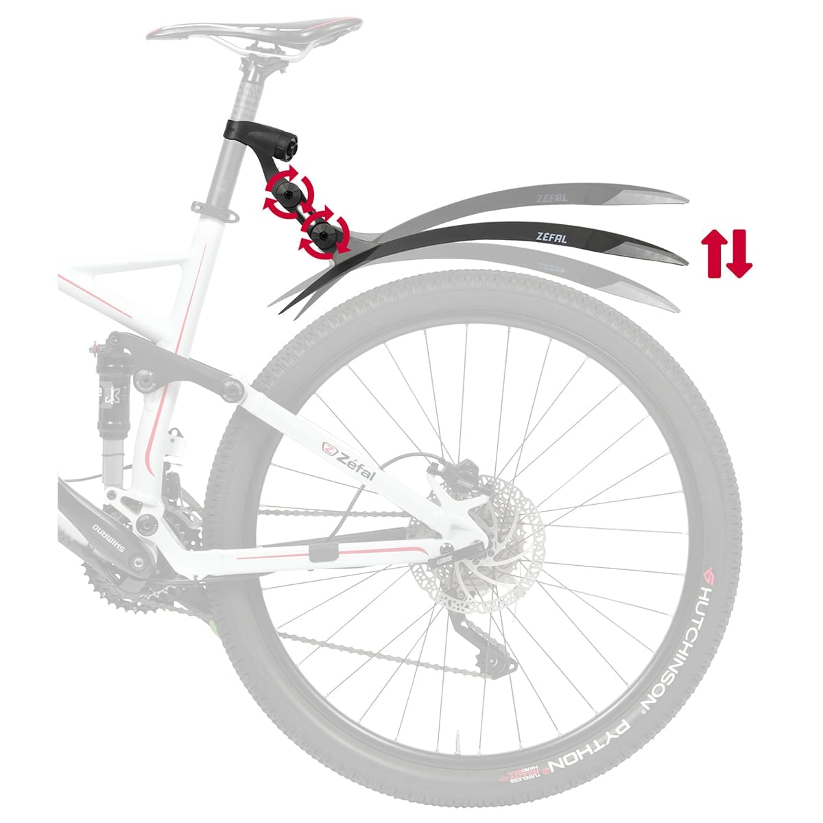 ZEFAL DEFLECTOR RM90+ 27.5-29" Rear Mudguard