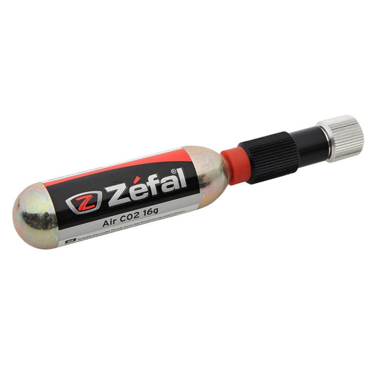 CO2-inflator ZEFAL EZ CONTROL + Schroefdraad CO2-patroon 16 g (x1)