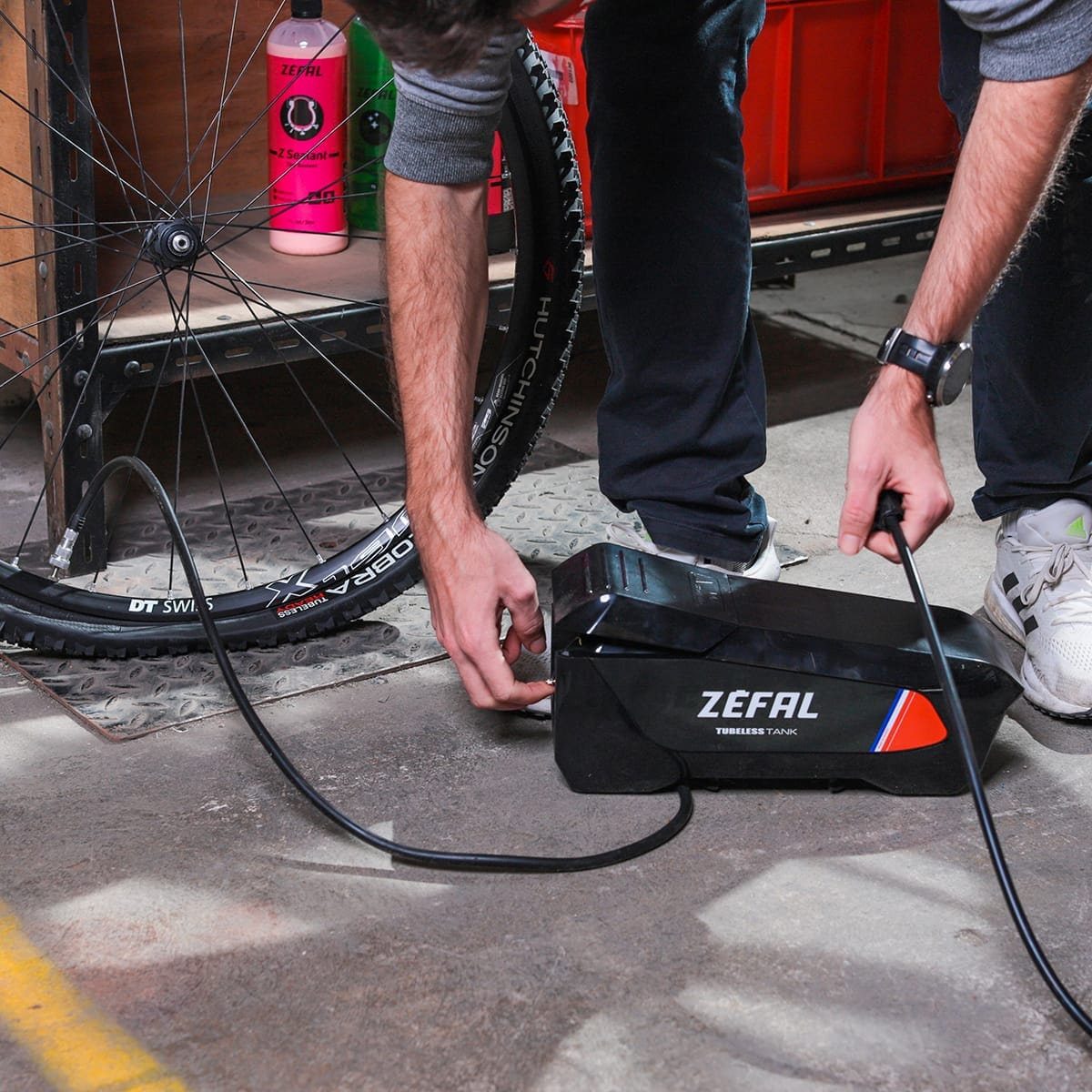 ZEFAL TANK Tubeless Compressor Floor Pump
