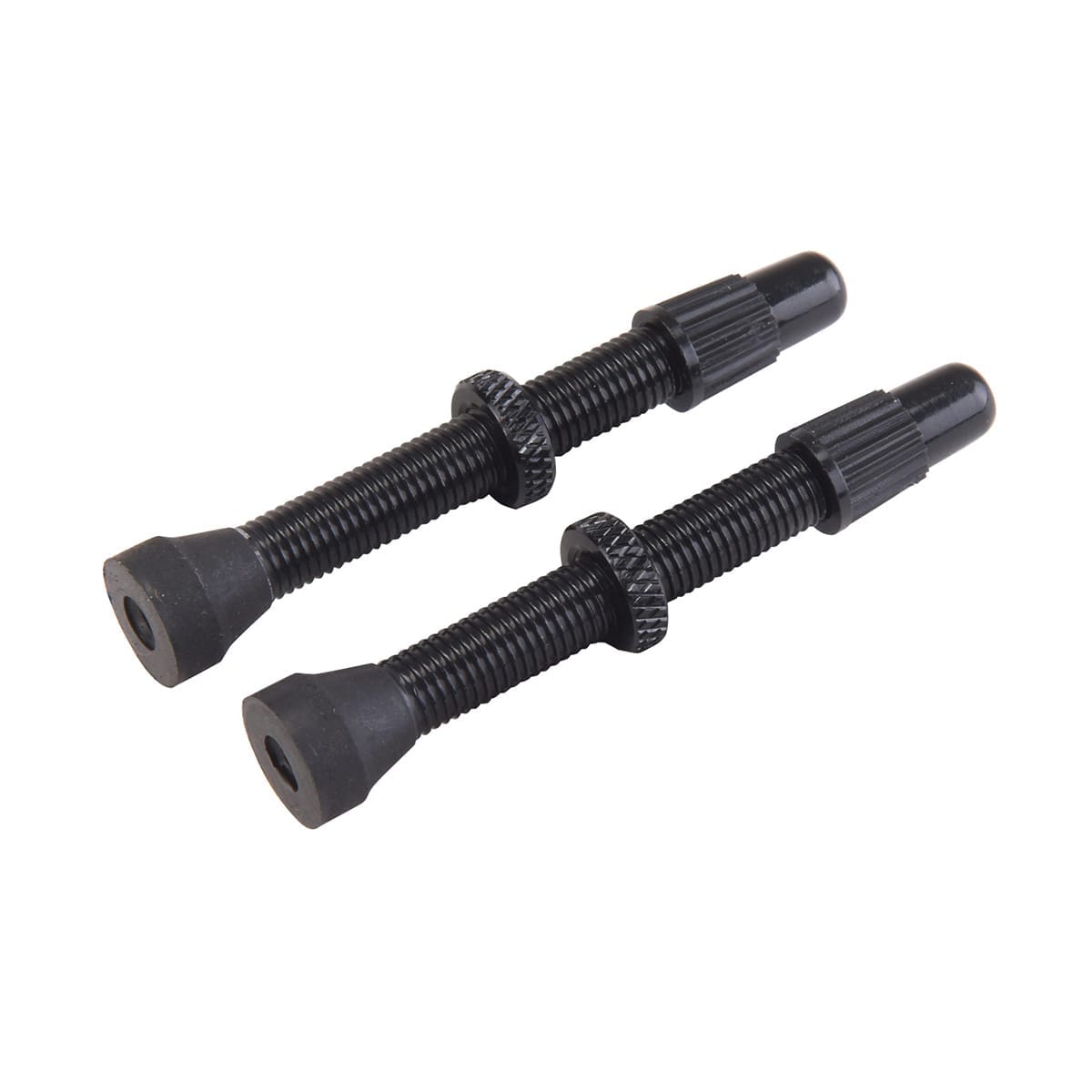 Sæt med 2 Presta-ventiler VAR Aluminium 44 mm Sort