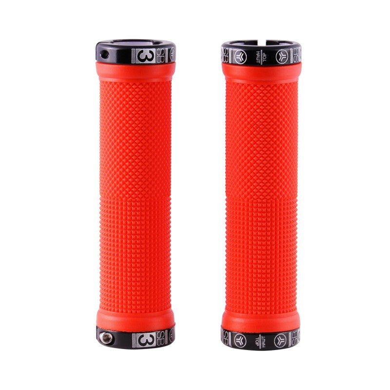 Grips SB3 KHEOPS Lock-On 129 mm Rød