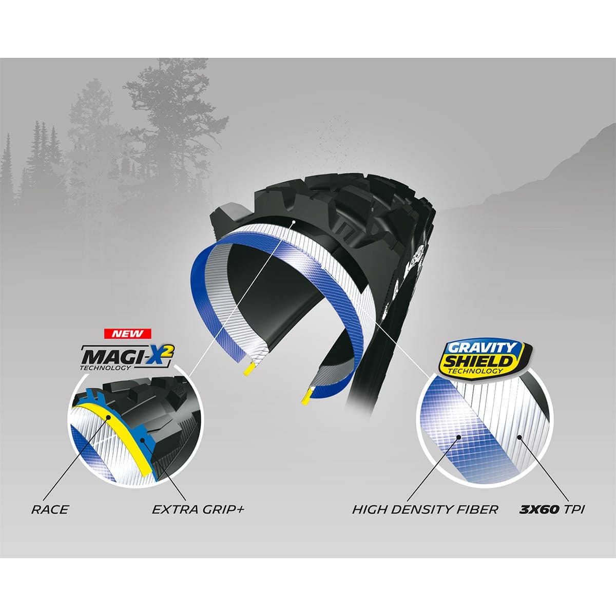 Ελαστικό MICHELIN WILD ENDURO FRONT 29x2.40 MAGI-X Tubeless Ready Μαλακό
