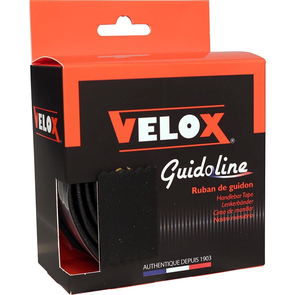 Styrbånd VELOX HIGH GRIP Sort