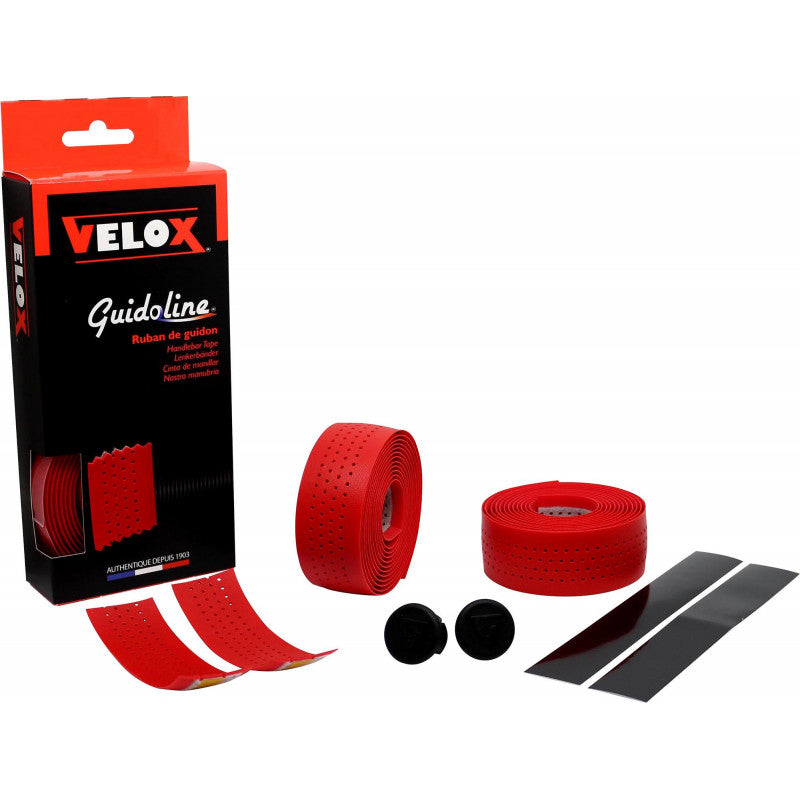 VELOX SOFT PERFOREE Handlebar Tape Red