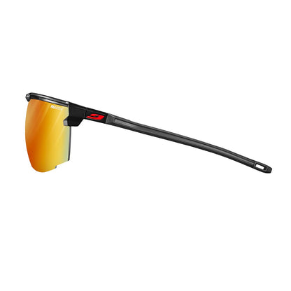 JULBO ULTIMATE Glasses Black/Red Reactiv Light Amplifier Photochromic