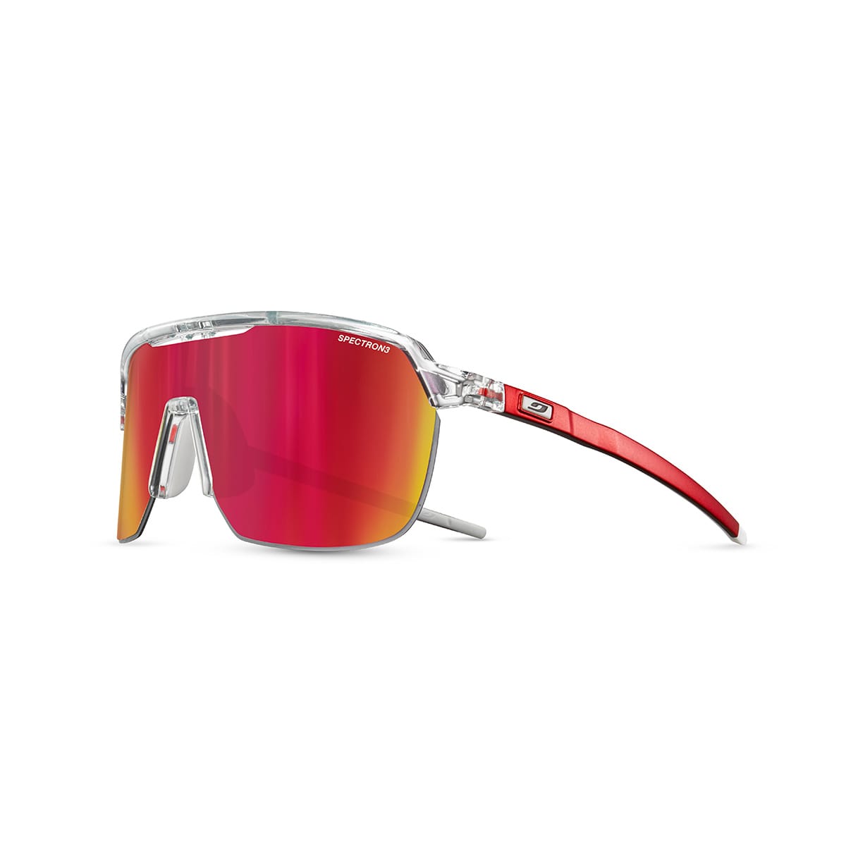 JULBO FREQUENCY Glasses Crystal/Red Spectron 3CF Smoke